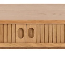 Biurko drewniane Wilent 100x50 cm dąb lamele