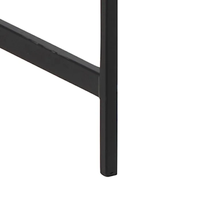 Biurko industrialne Duffman 110x50 cm ze schowkiem pod blatem naturalne