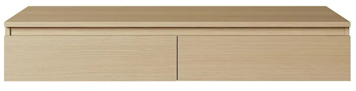 Biurko toaletka Bemmi wisząca z szufladami 120 cm dąb lindberg