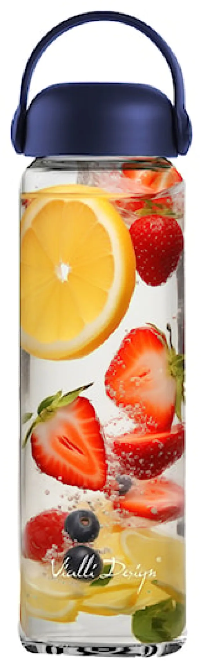 Butelka na wodę Fuori 540 ml granatowa