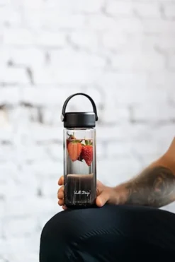 Butelka z zaparzaczem Fuori 350 ml czarna