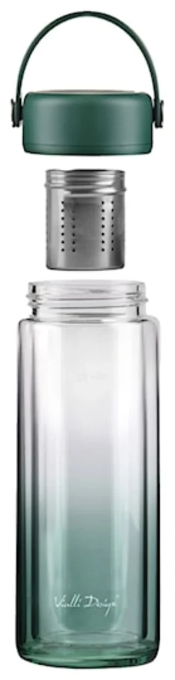 Butelka z zaparzaczem Fuori 350 ml zielona