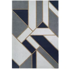 Dywan łatwoczyszczący Admoma ciemny niebieski 160/230