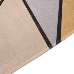 Dywan łatwoczyszczący Denebola żółty geometria 160/230