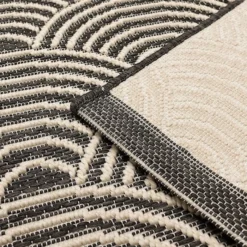 Dywan Jersey 120x170 cm beżowo-czarny