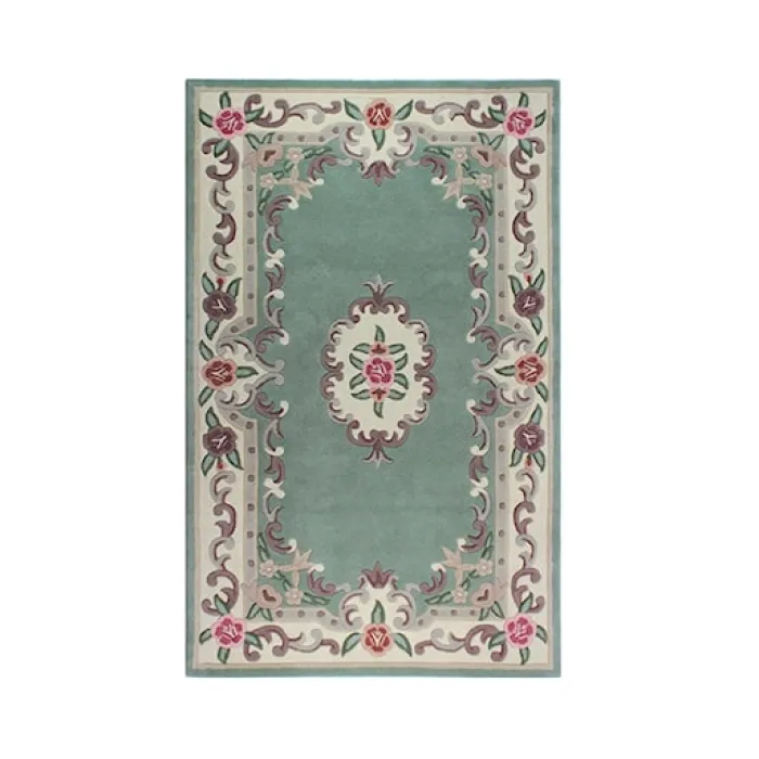 Dywan wełniany Aubusson zielony Prostokątny/120x180