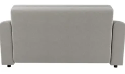 Kanapa rozkładana dwuosobowa Stevio 170 cm z pojemnikiem szarobeżowa szenil hydrofobowy