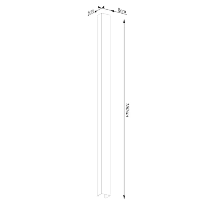 Kinkiet Freya 150 cm beżowy