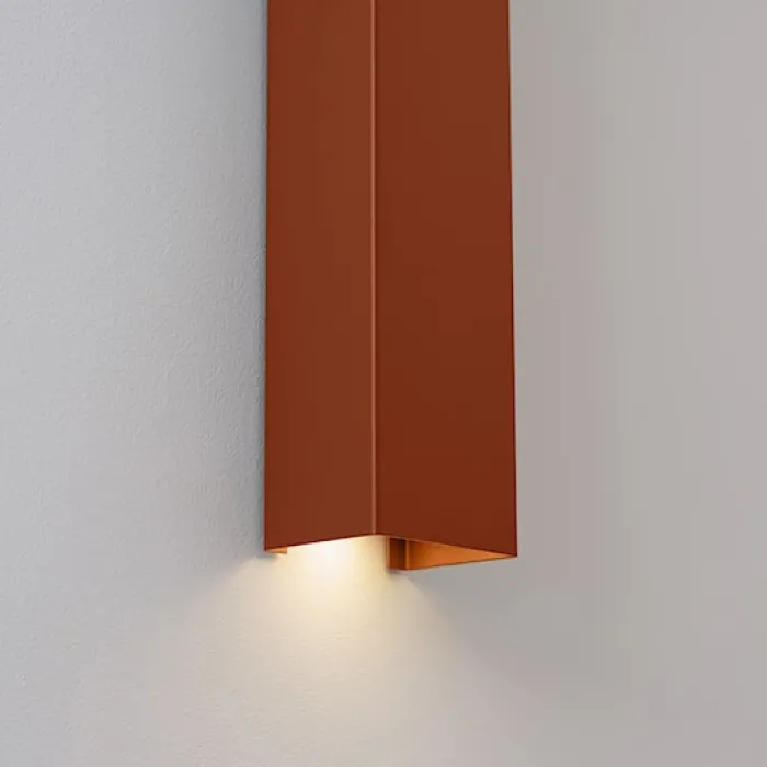 Kinkiet Freya 120 cm ochra czerwona
