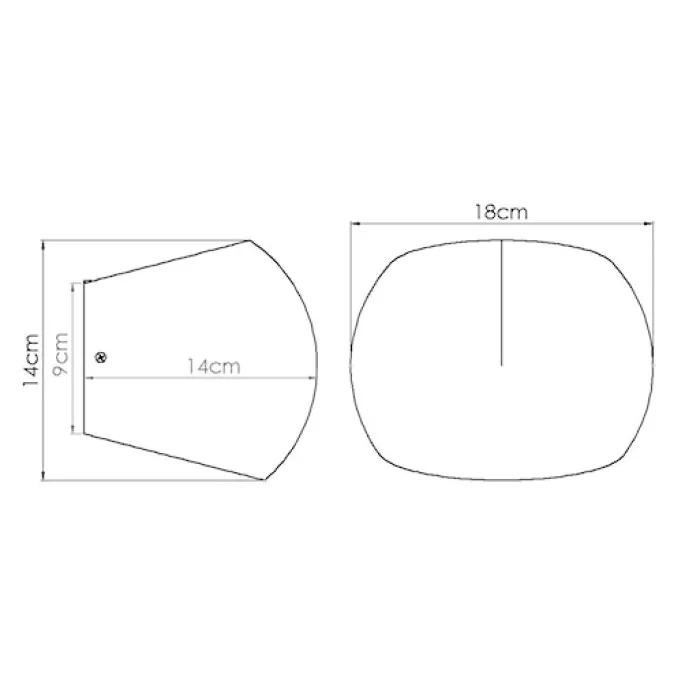 Kinkiet Globe beton