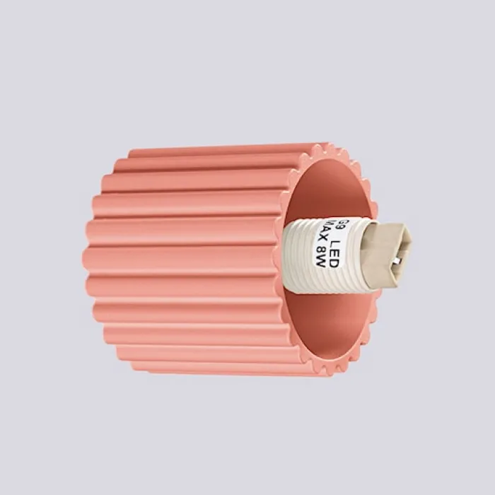 Kinkiet Halo brzoskwiniowy IP44