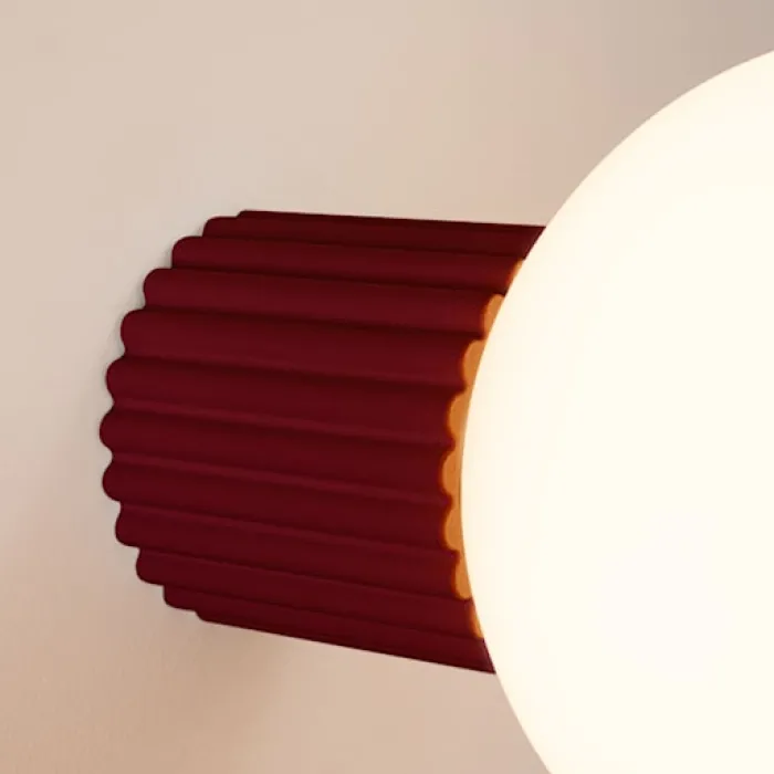 Kinkiet Halo burgund IP44