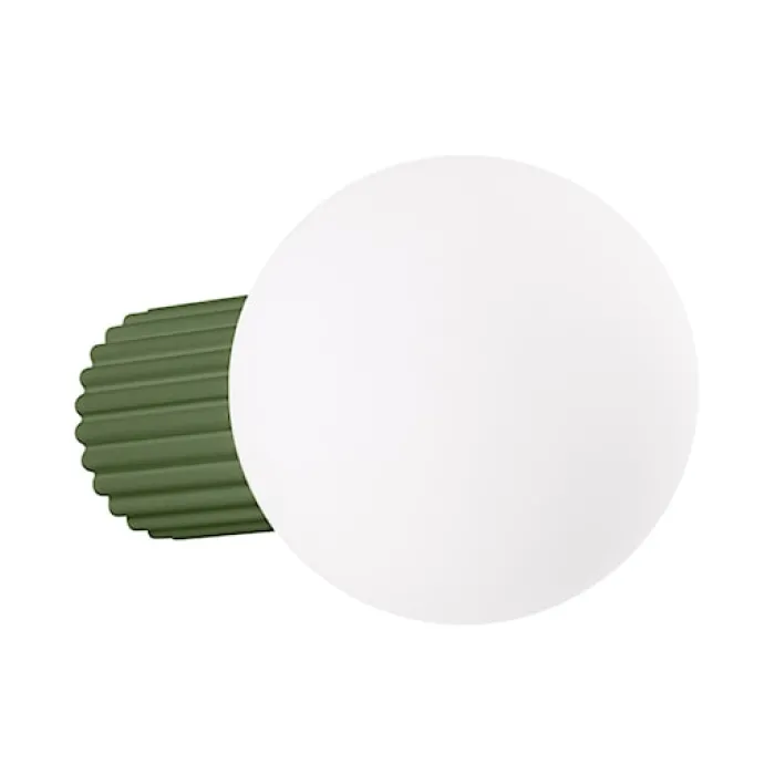 Kinkiet Halo zielony oliwkowy IP44