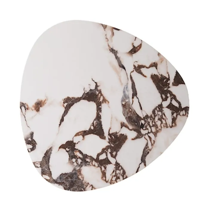 Kinkiet kamienny Marbles 28 cm biało-brązowy