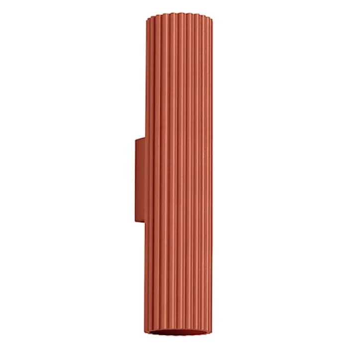 Kinkiet Karbon 30 cm ochra czerwona