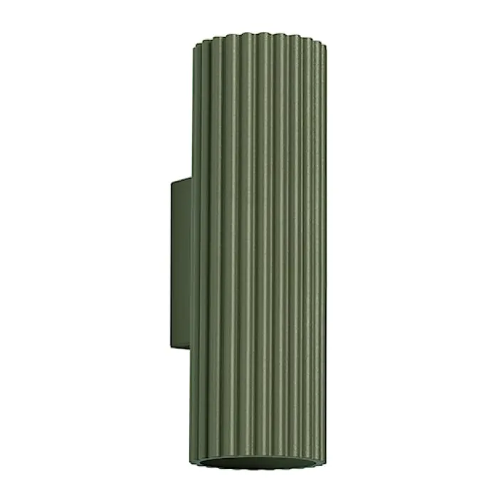 Kinkiet Karbon 20 cm zielony oliwkowy
