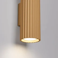 Kinkiet Karbon 30 cm złoty
