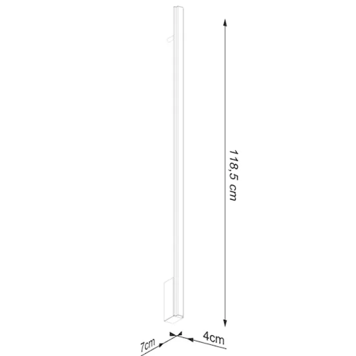 Kinkiet Lagom LED 120 cm złoty 3000K