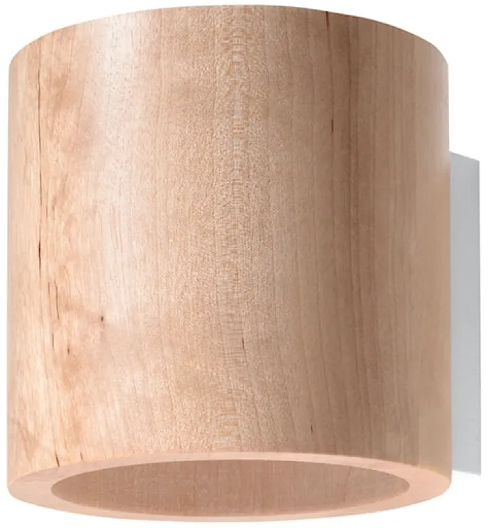 Kinkiet Obett 12x12 cm naturalne drewno