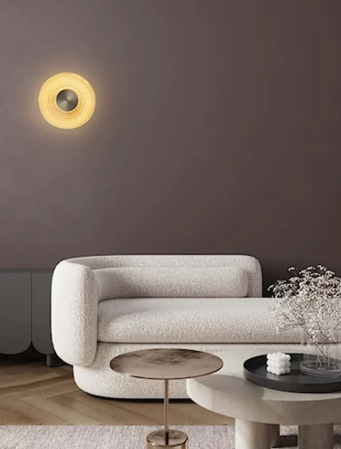 Kinkiet Ollique LED 30 cm złoty