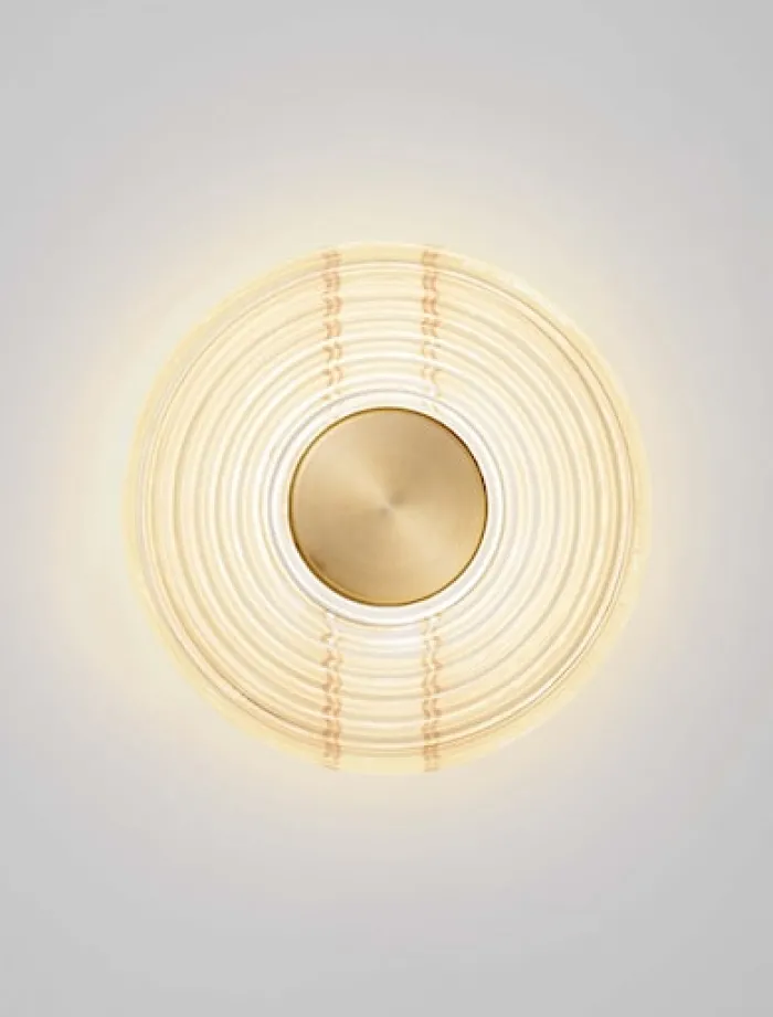 Kinkiet Ollique LED 30 cm złoty