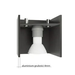Kinkiet Quad 1 szary