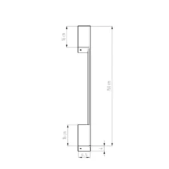 Kinkiet Sappo LED 150 cm ochra czerwona 4000K