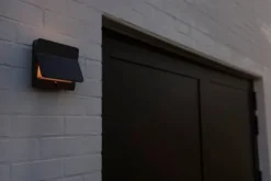 Kinkiet zewnętrzny Aleta LED solarny szary