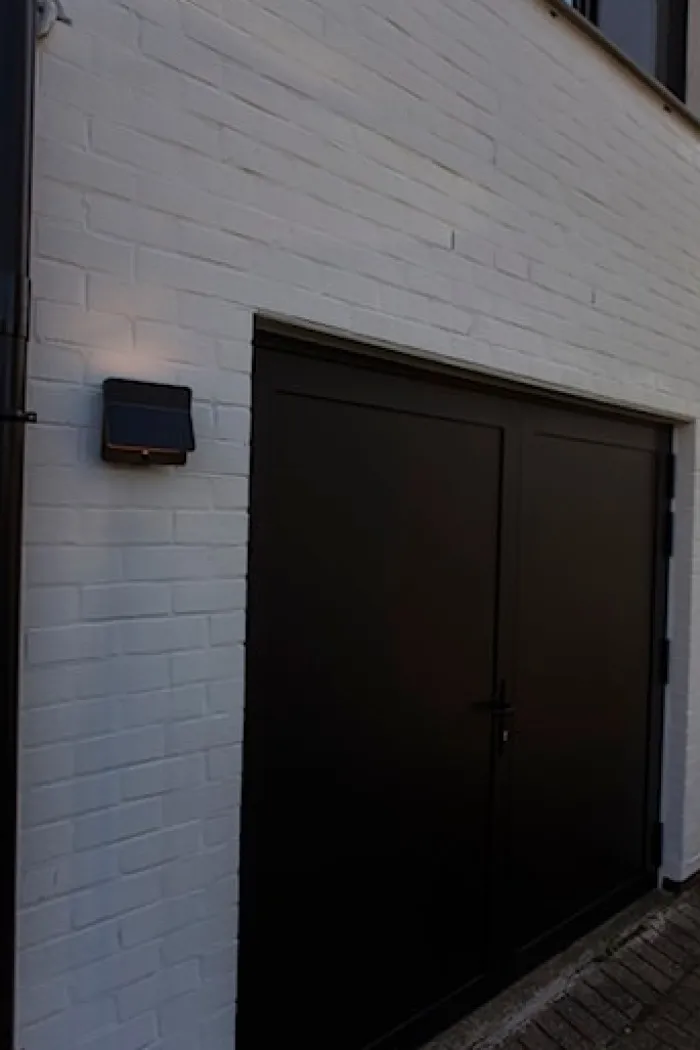 Kinkiet zewnętrzny Aleta LED solarny szary