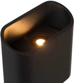 Kinkiet zewnętrzny Atila LED x2 czarny