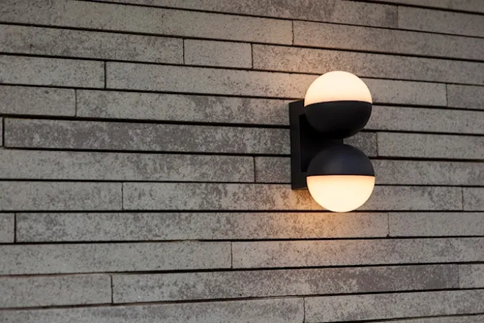 Kinkiet zewnętrzny Looma LED x2 szary