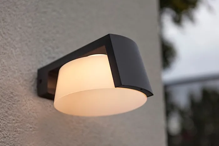 Kinkiet zewnętrzny Moon LED antracytowy