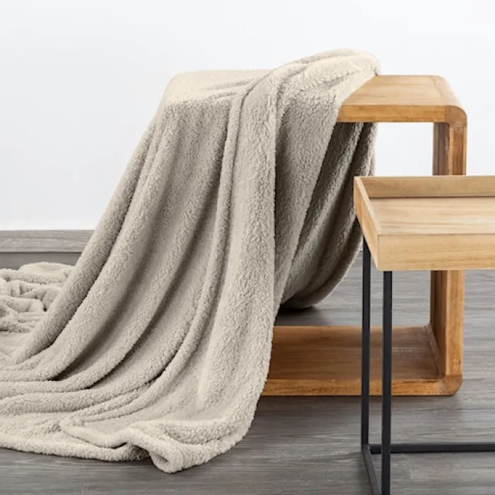 Koc Lori 170x210 cm beżowy