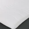 Łóżko kontynentalne 160x200 cm Daissy z pojemnikami i topperem ciemnoszare welur