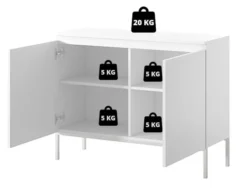 Komoda dwudrzwiowa Bemmi 100 cm kaszmir