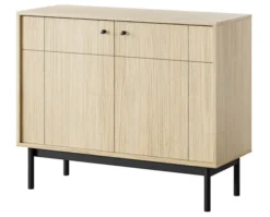 Komoda dwudrzwiowa Japandies 104 cm Dąb linea