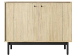 Komoda dwudrzwiowa Japandies 104 cm Dąb linea