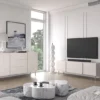 Komoda dwudrzwiowa Loppa z trzema szufladami 160 cm Kaszmir