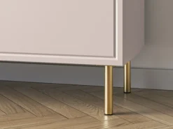 Komoda dwudrzwiowa Loppa z trzema szufladami 160 cm Kaszmir