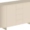 Komoda dwudrzwiowa Reflicy z czterema szufladami 163 cm cappuccino mat
