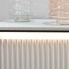 Komoda dwudrzwiowa Trend 98 cm z LED Biała