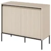 Komoda dwudrzwiowa Trend 98 cm z LED Beżowa