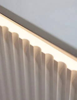 Komoda dwudrzwiowa Trend 166 cm z trzema szufladami z LED Biała