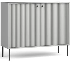 Komoda dwudrzwiowa Zeito 105 cm szara