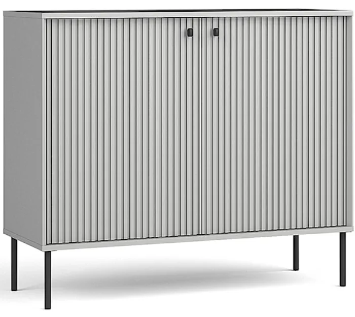 Komoda dwudrzwiowa Zeito 105 cm szara