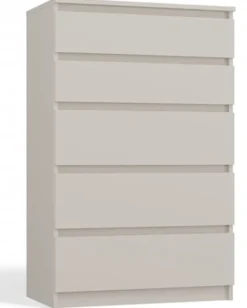 Komoda Malwa z pięcioma szufladami 70 cm kaszmir