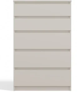 Komoda Malwa z pięcioma szufladami 70 cm kaszmir
