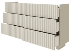 Komoda sześcioszufladowa Fiorra 147 cm kaszmir