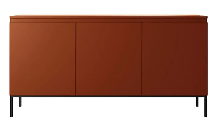 Komoda trzydrzwiowa Bemmi 150 cm Ceglasty
