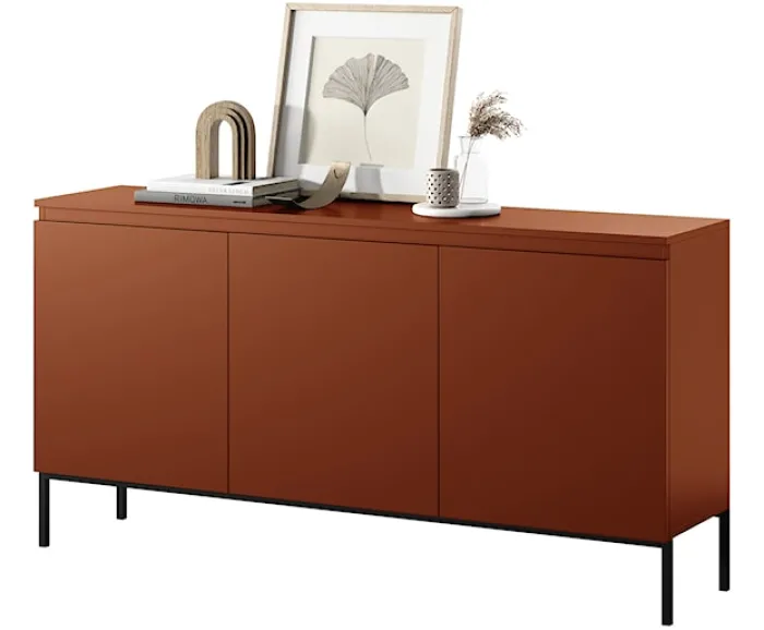 Komoda trzydrzwiowa Bemmi 150 cm Ceglasty